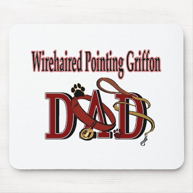 Wirehaired Pointing Griffon Dad Mouse Pad (Front)