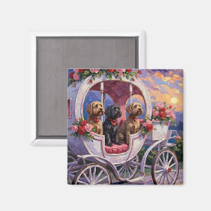 Wirehaired Pointing Griffon Dog Valentine's Day Magnet