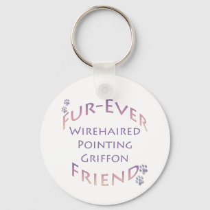Wirehaired Pointing Griffon Furever Friend Key Ring