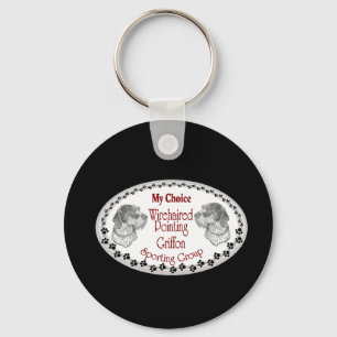 Wirehaired Pointing Griffon Gifts Key Ring