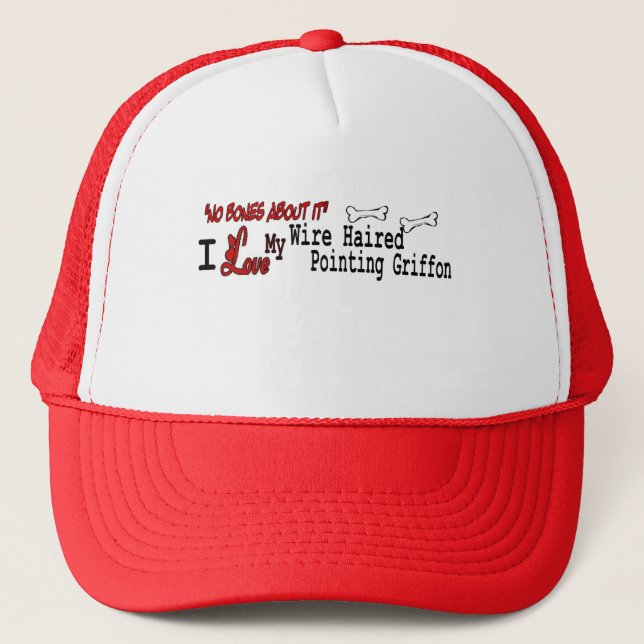 Wirehaired Pointing Griffon Gifts Trucker Hat (Front)