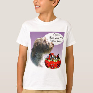 Wirehaired Pointing Griffon Halloween Candy T-Shirt