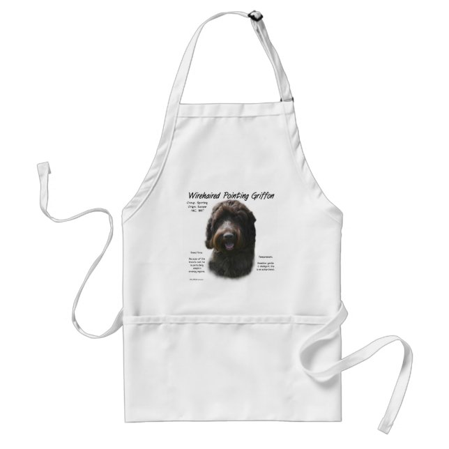 Wirehaired Pointing Griffon History Design Standard Apron (Front)