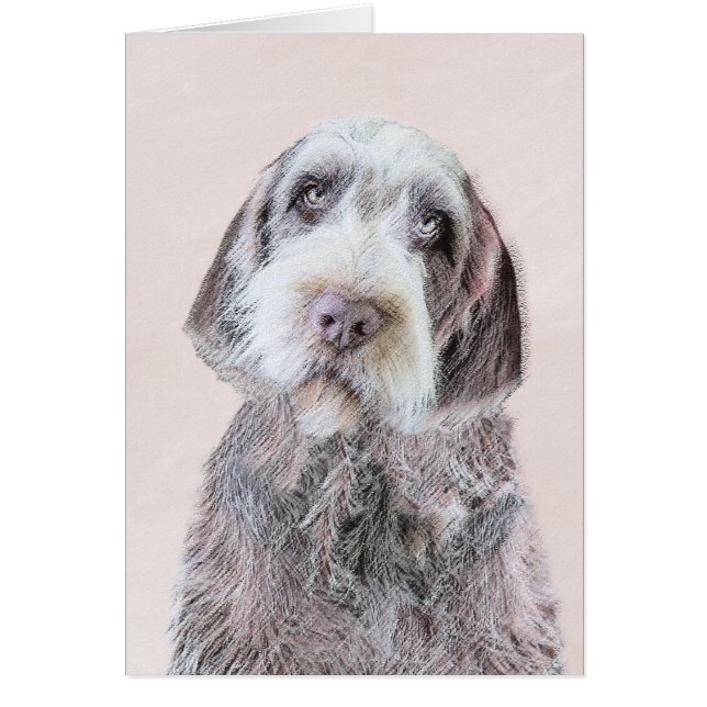 Wirehaired Pointing Griffon Painting - Dog Art (Front)