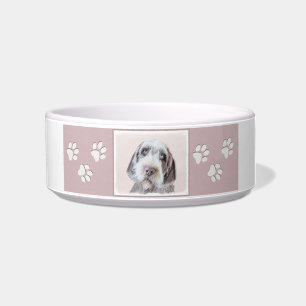 Wirehaired Pointing Griffon Painting - Dog Art Bowl