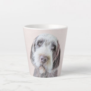 Wirehaired Pointing Griffon Painting - Dog Art Latte Mug