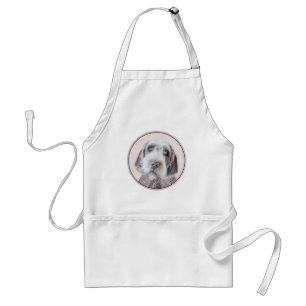 Wirehaired Pointing Griffon Painting - Dog Art Standard Apron