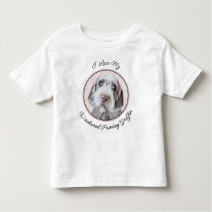 Wirehaired Pointing Griffon Painting - Dog Art Toddler T-Shirt