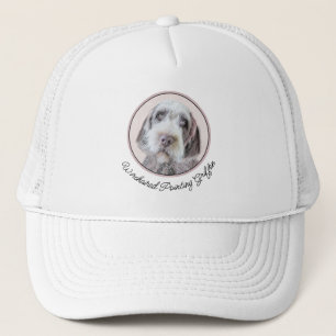 Wirehaired Pointing Griffon Painting - Dog Art Trucker Hat