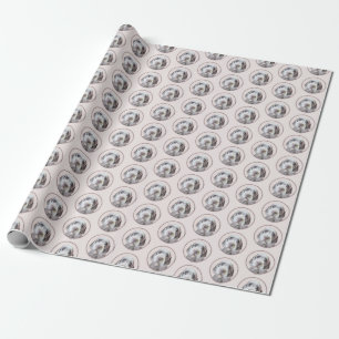 Wirehaired Pointing Griffon Painting - Dog Art Wrapping Paper