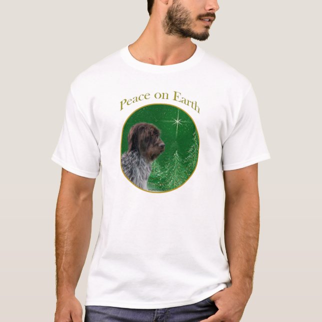 Wirehaired Pointing Griffon Peace T-Shirt (Front)