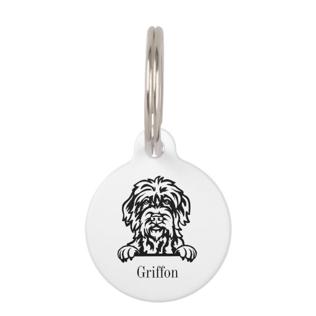 Wirehaired Pointing Griffon Pet Tag (Front)
