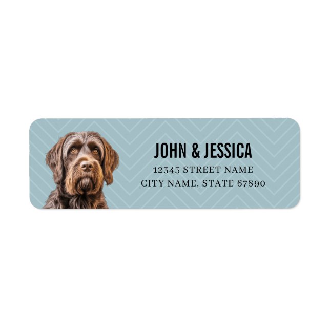 Wirehaired Pointing Griffon Return Address Labels (Front)