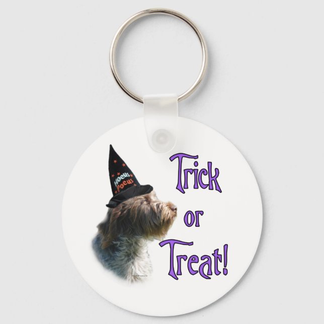 Wirehaired Pointing Griffon Trick Key Ring (Front)
