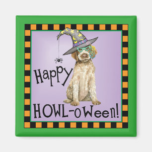 Wirehaired Pointing Griffon Witch Magnet