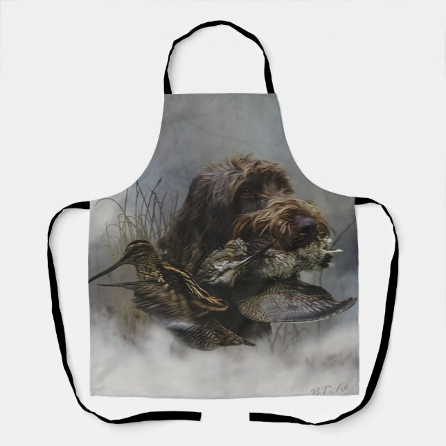 Wirehaired Pointing Griffon , Woodcock hunting   Apron (Front)