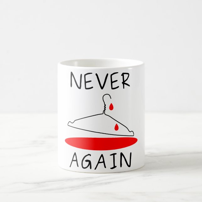 Wirehanger Never Again Coffee Mug (Center)