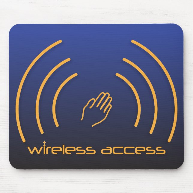 Wireless Access Christian mousepad (Front)