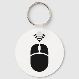 Wireless computer mouse key ring