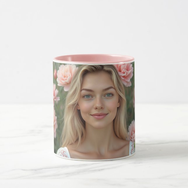 Wireless Elegance in Spring Mug (Center)