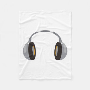 Wireless Headphone Fleece Blanket