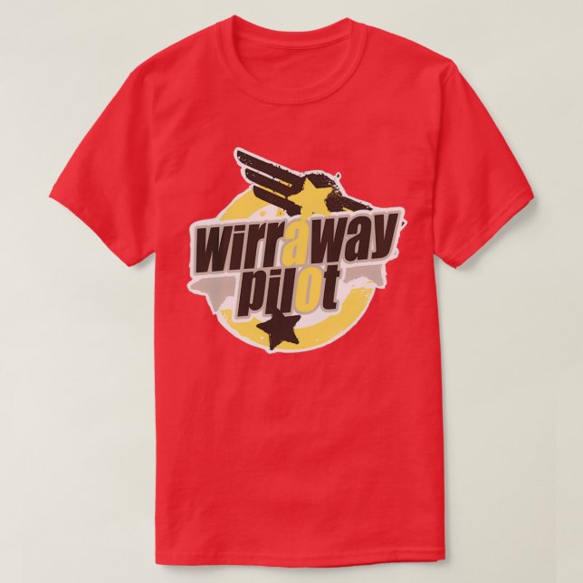 Wirraway Pilot  T-Shirt (Design Front)