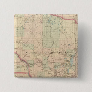 Wisconsin 4 15 cm square badge