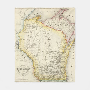 Wisconsin 6 fleece blanket