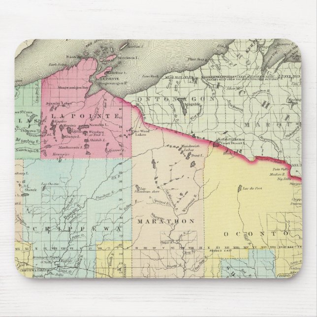 Wisconsin 8 mouse pad (Front)
