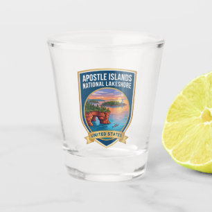 Wisconsin Apostle Islands National Lakeshore Shot Glass