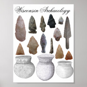 Wisconsin Archaeology Poster