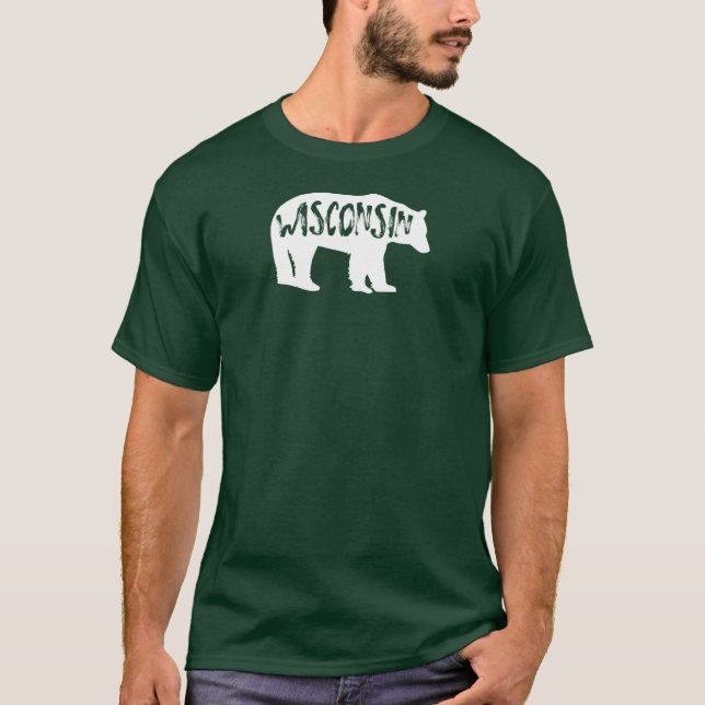 Wisconsin Bear T-Shirt (Front)