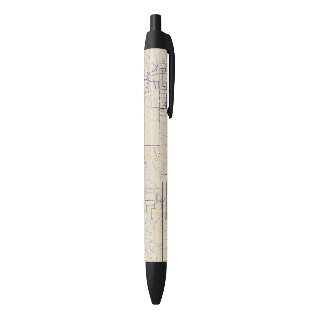 Wisconsin Bicycle Road Map 3 Black Ink Pen (Bottom (Vertical))
