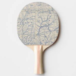 Wisconsin Bicycle Road Map 6 Ping Pong Paddle