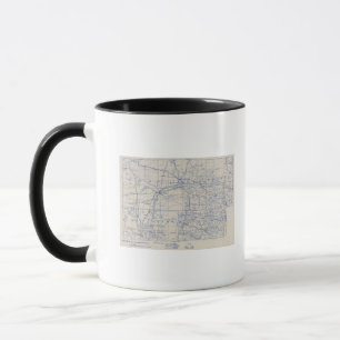 Wisconsin Bicycle Road Map Mug