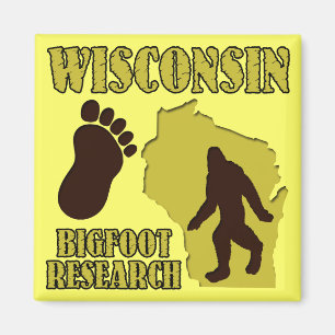 Wisconsin Bigfoot Research Magnet