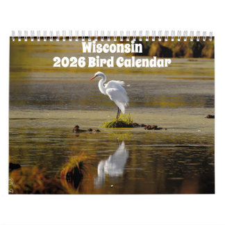 Wisconsin Birds Calendar 2026