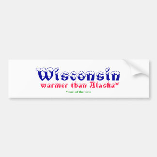 Wisconsin Bumper Sticker