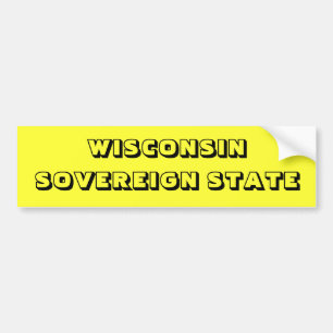 WISCONSIN BUMPER STICKER