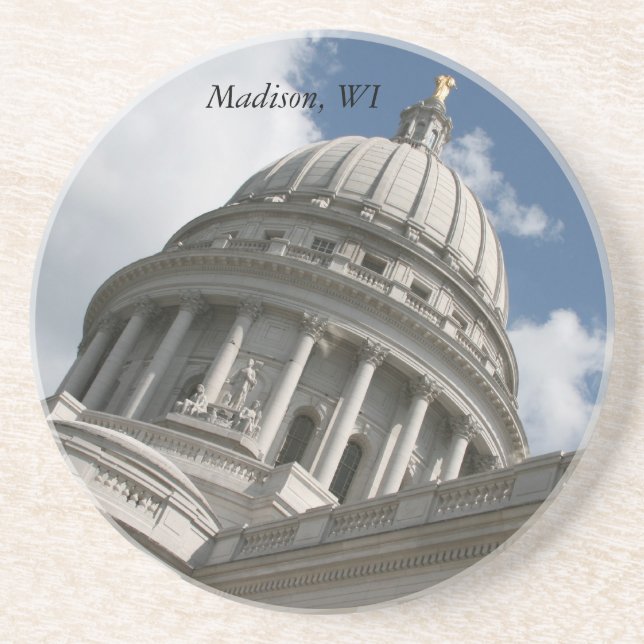 Wisconsin Capitol Coaster (Front)