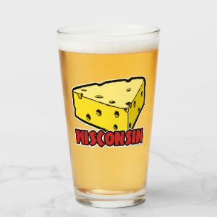 Wisconsin Cheese Wedge Glass