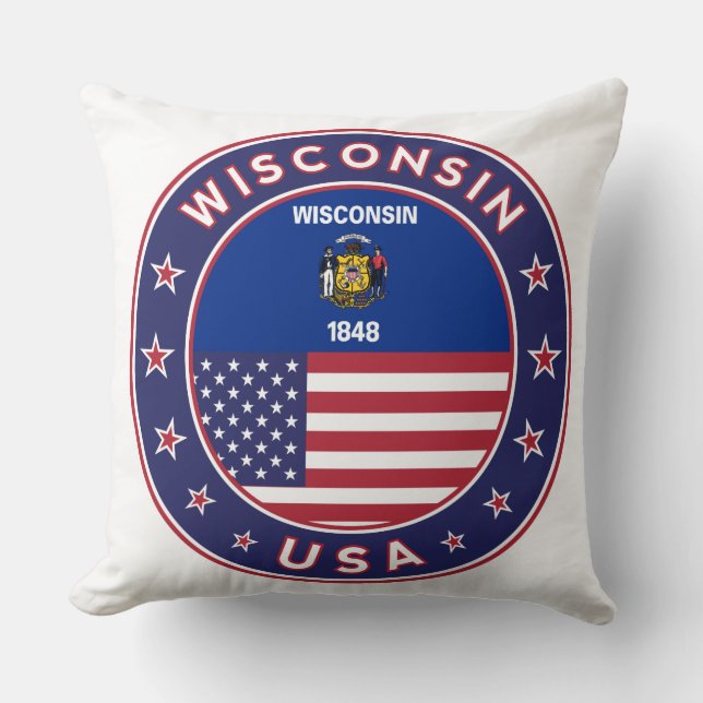 Wisconsin Cushion (Front)