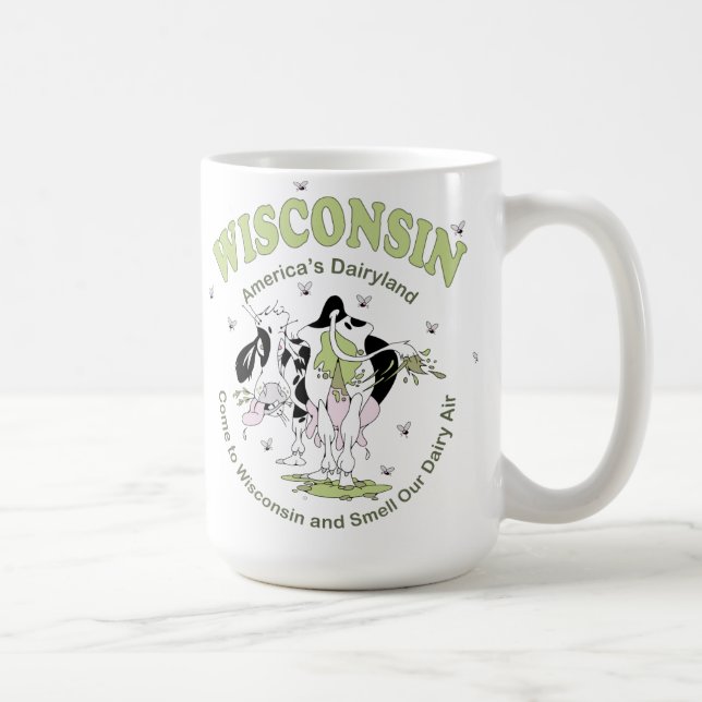 Wisconsin Dairy Cow Mug (Right)