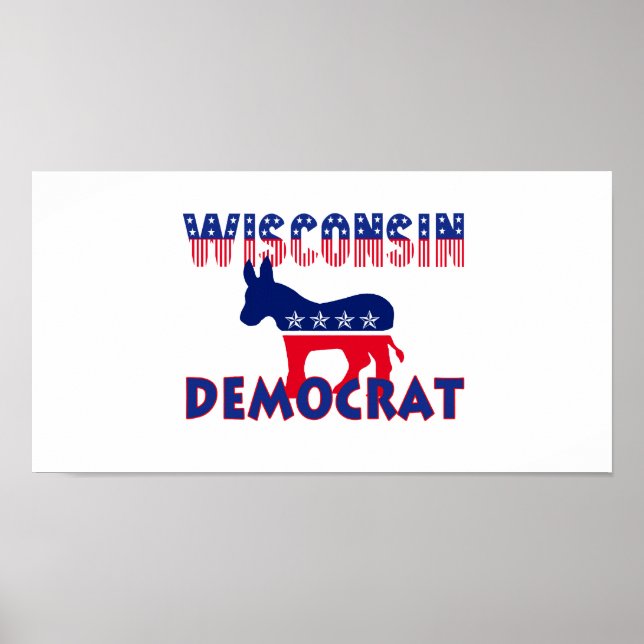Wisconsin Democrat Poster (Front)