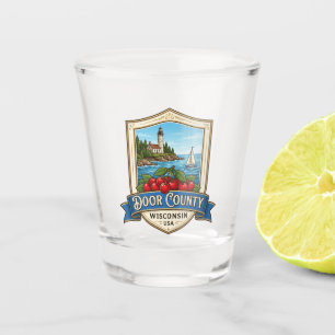 Wisconsin Door County USA Shot Glass