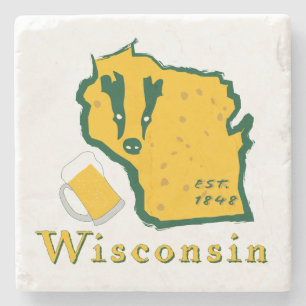 Wisconsin Drink Coaster