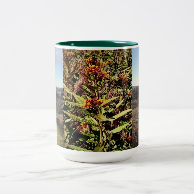 Wisconsin Fall Wildflower and Field Coffee Mug (Center)