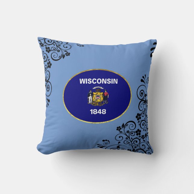 Wisconsin flag cushion (Front)
