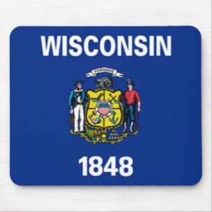 Wisconsin Flag Mousepad