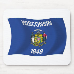 Wisconsin Flag Mousepad